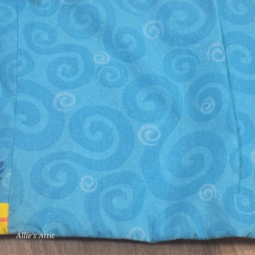 The Little Mermaid Blanket Quilt Throw Baby Girl Nursery Disney Room Decor 42x39
